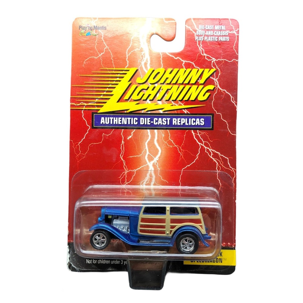 Johnny Lightning Dan Fink Custom 1999 '99 Speedwagon Car Blue Diecast 1/64 Scale